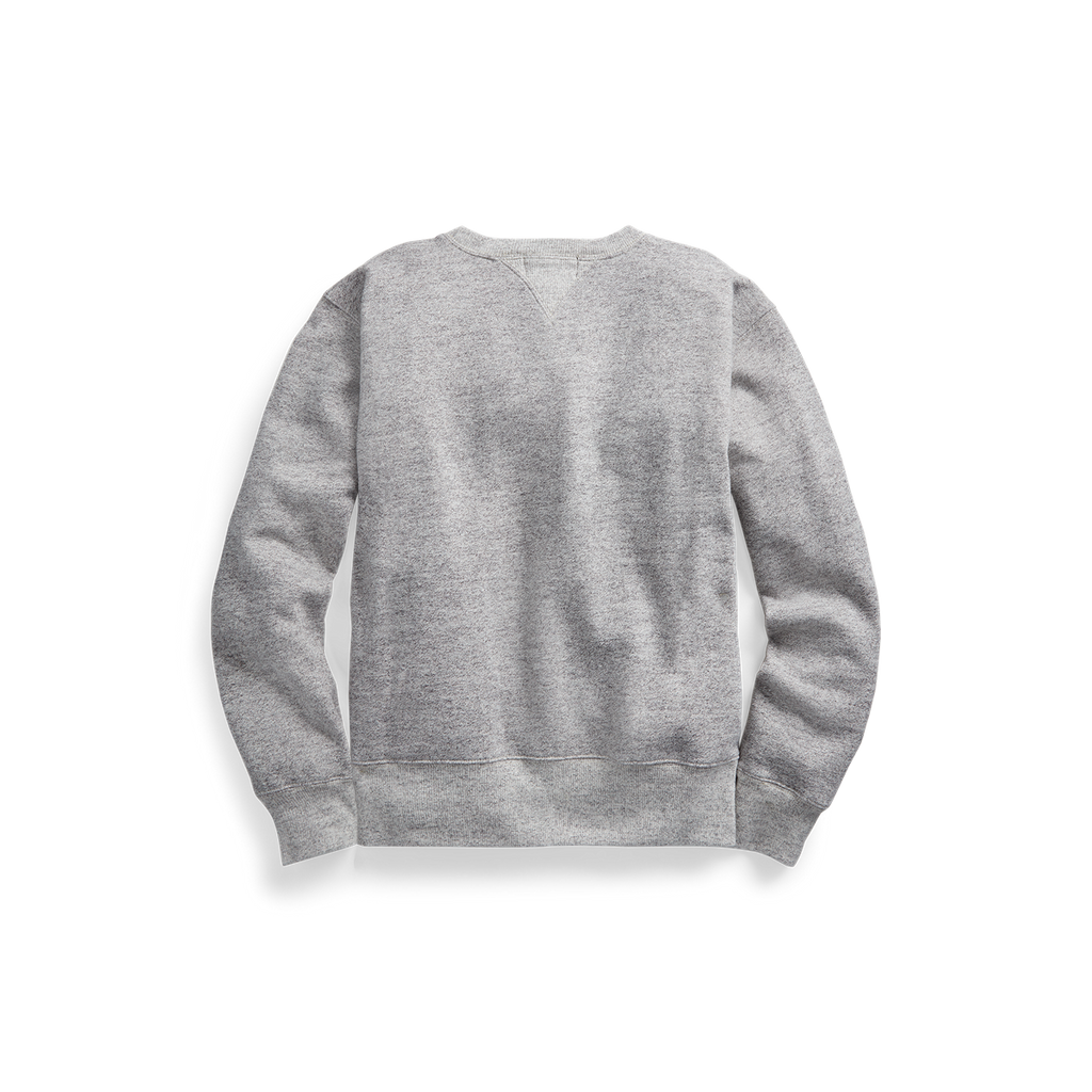 RRL Fleece Crewneck Sweatshirt - Athletic Grey