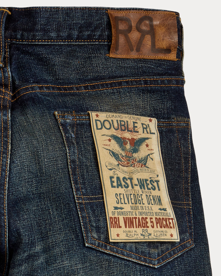 RRL Vintage 5-Pocket Givins Wash Jean