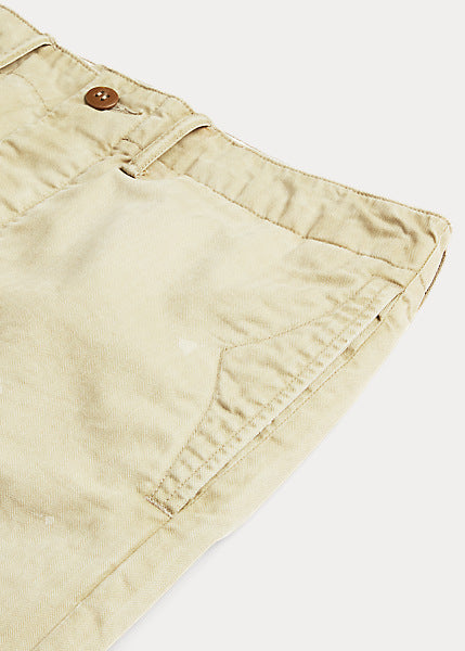 RRL Officer Distressed Herringbone Pant - Vintage Khaki