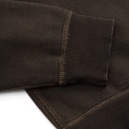 RRL Long-Sleeve Cotton French Terry Raglan Crewneck Black Indigo
