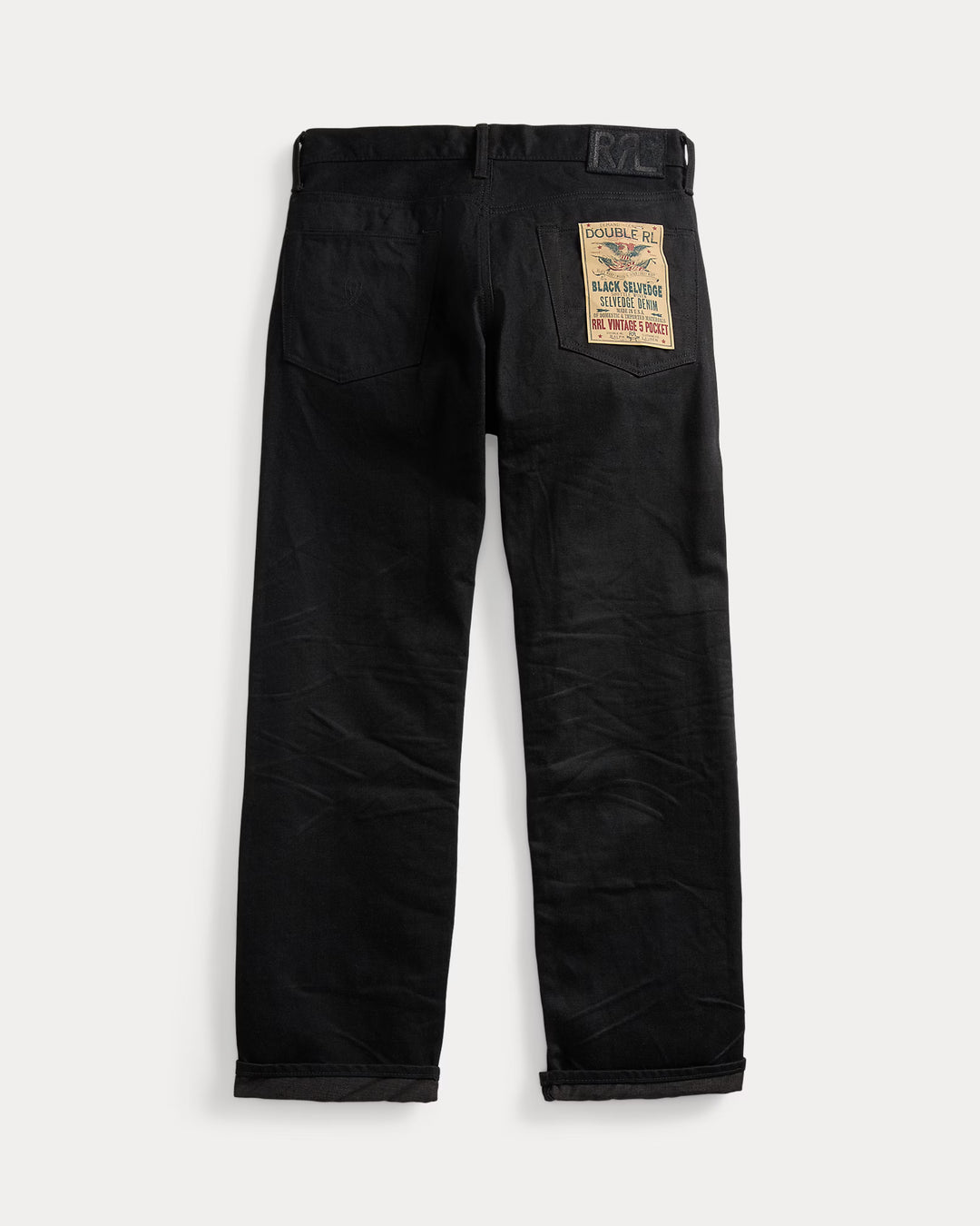 RRL Vintage 5-Pocket Selvedge Jean - Black On Black
