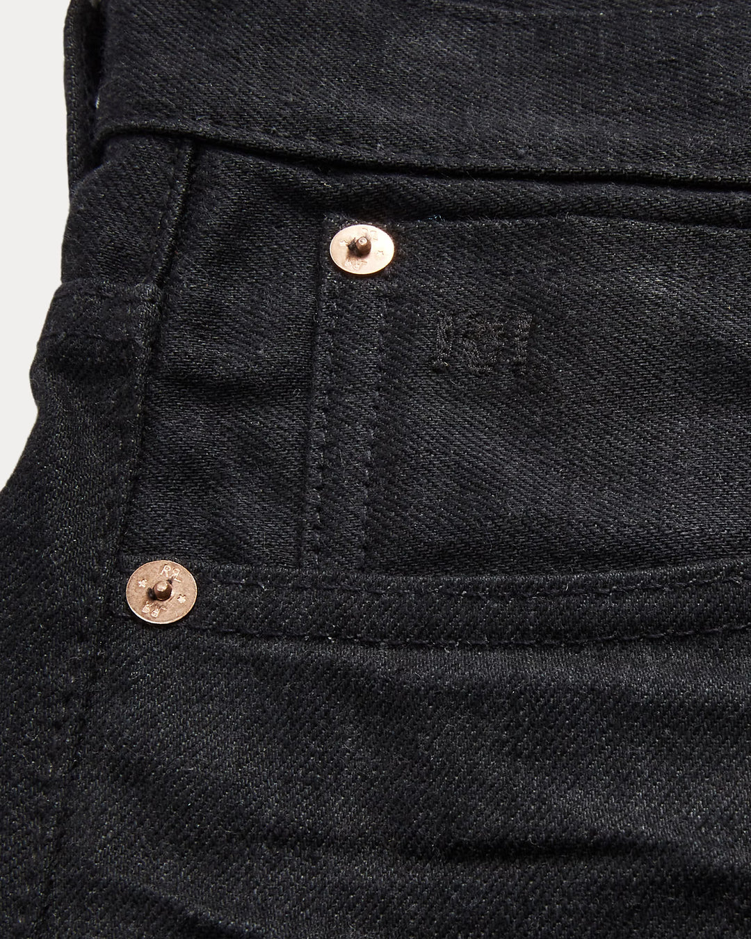RRL Vintage 5-Pocket Selvedge Jean - Black On Black