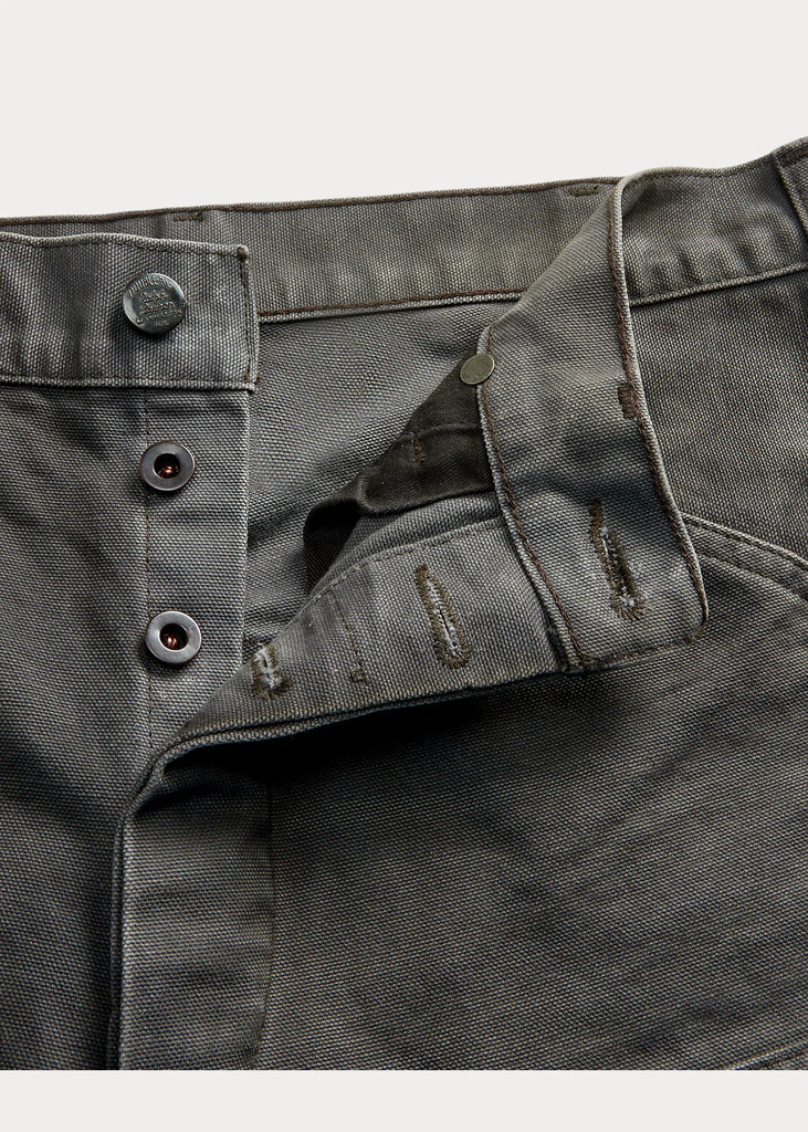 RRL Engineer Fit Distressed Canvas Pant - Distressed Grey