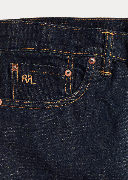 RRL Slim Fit Once-Washed Selvedge Jean - Union Standard