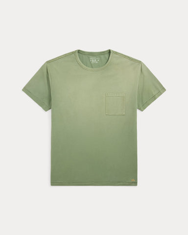 Garment-Dyed Pocket T-Shirt Green