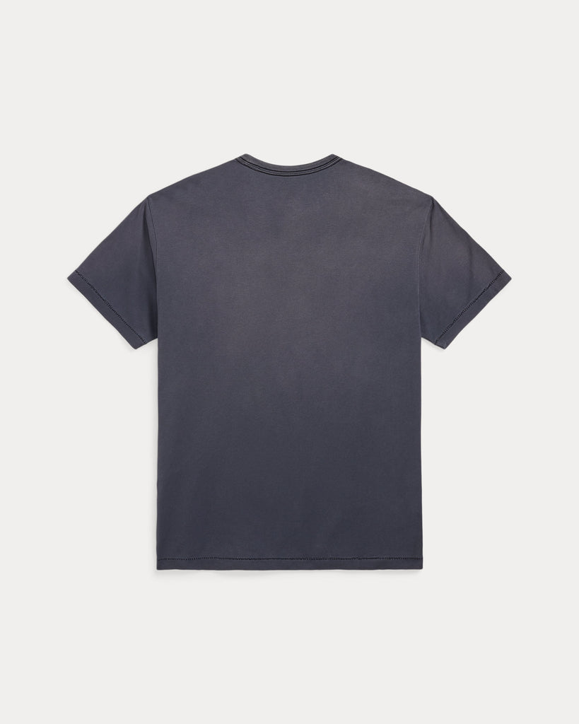 Garment-Dyed Pocket T-Shirt Blue