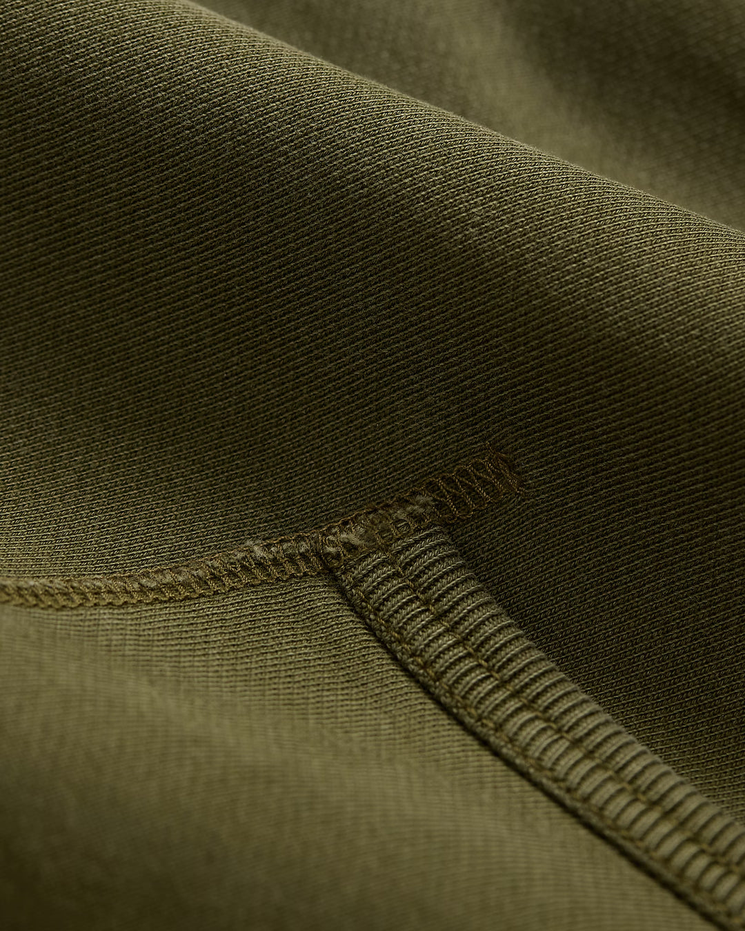 RRL Garment-Dyed Fleece Hoodie - Olive