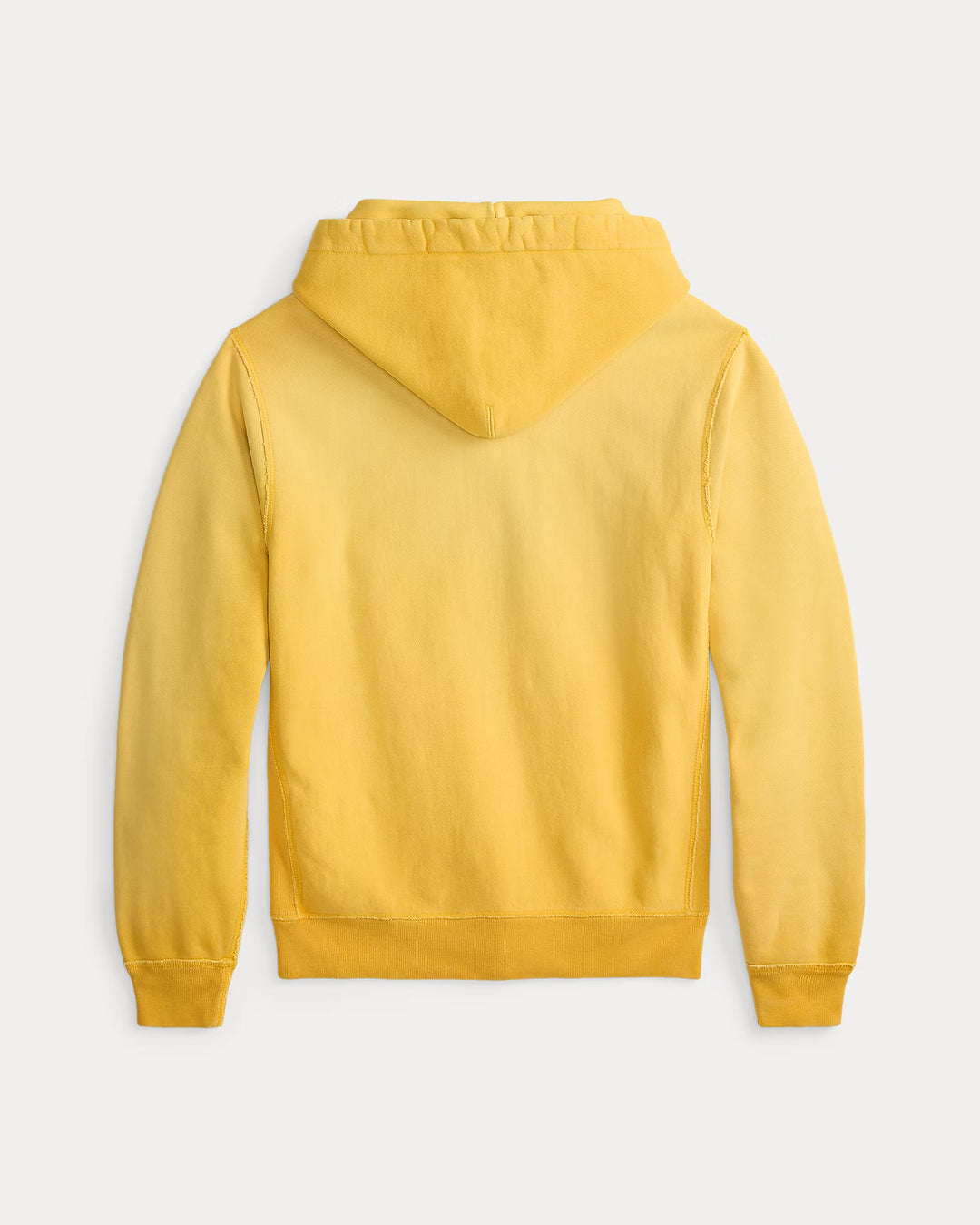 RRL Garment-Dyed Fleece Hoodie - Campus Yellow