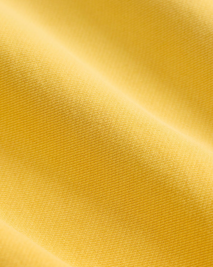 RRL Garment-Dyed Fleece Hoodie - Campus Yellow