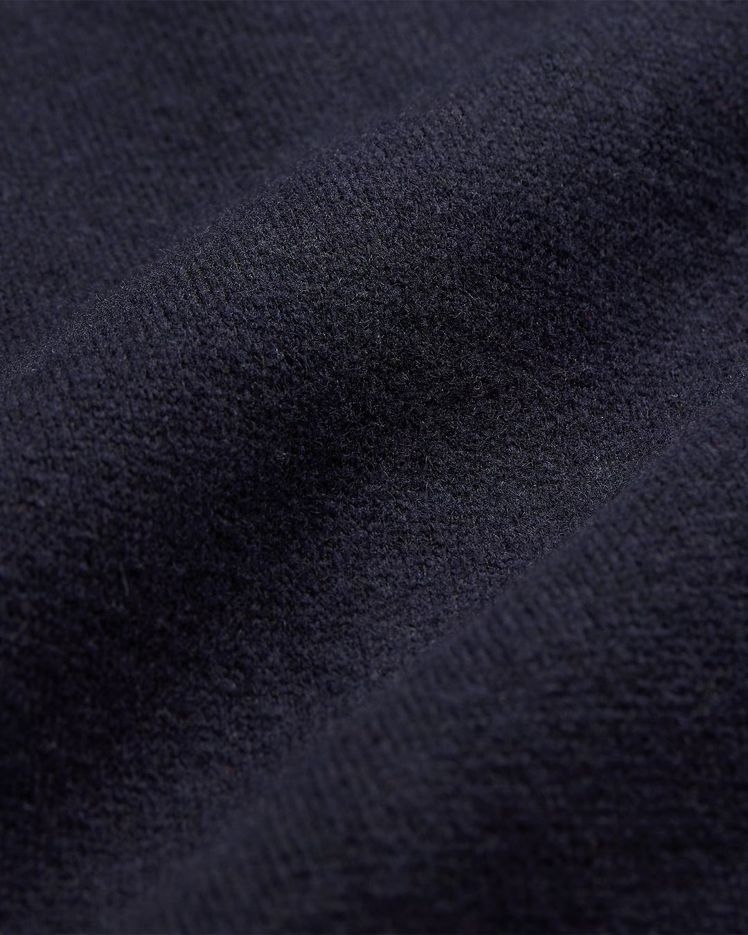 RRL Birdseye Jacquard Wool Workshirt Sweater - Navy