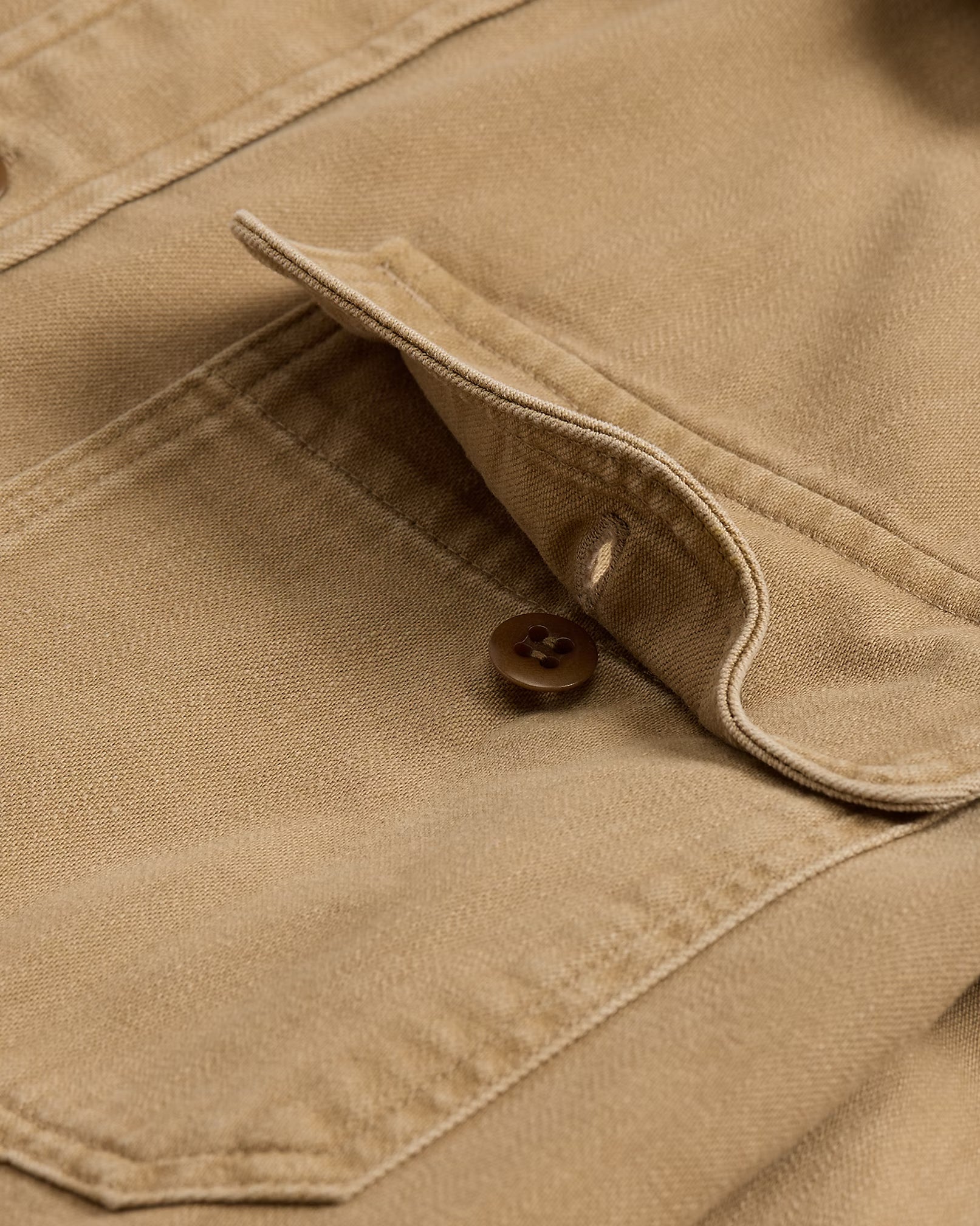 RRL Twill Workshirt - Faded Tan – Berkeley Supply