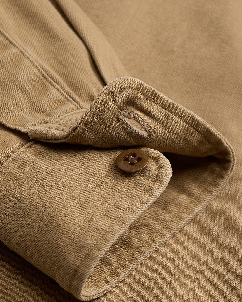 RRL Twill Workshirt - Faded Tan