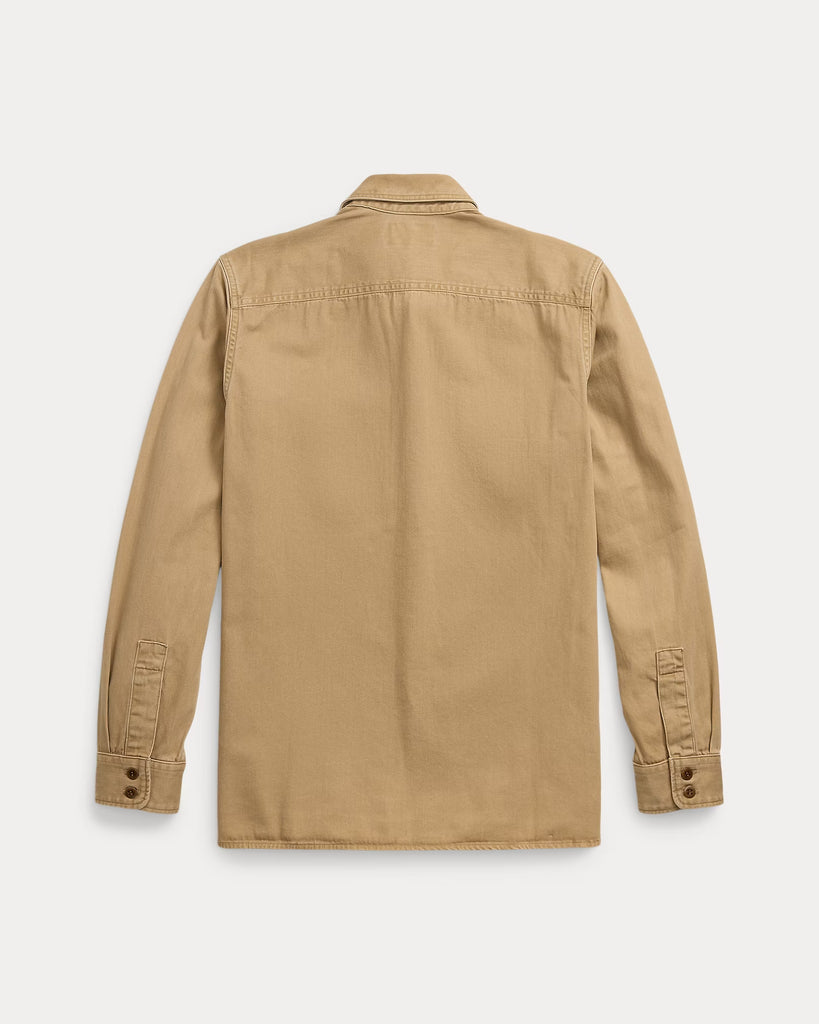 RRL Twill Workshirt - Faded Tan