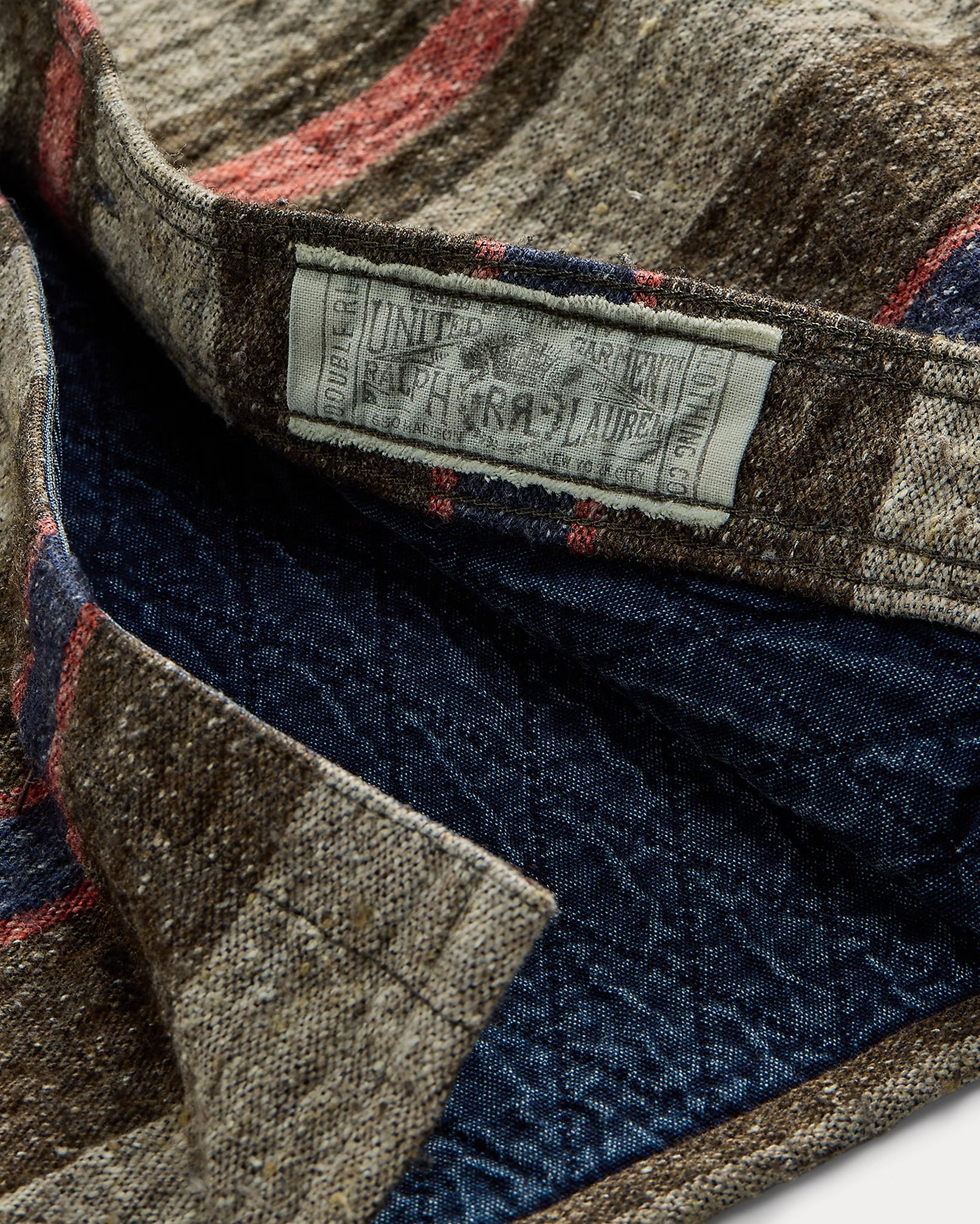RRL Striped Double Cloth Workshirt - Brown Multi – Berkeley