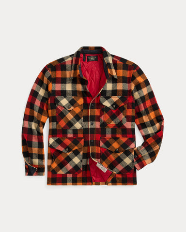 RRL - Checked Wool Overshirt Save your Wishlist RRL