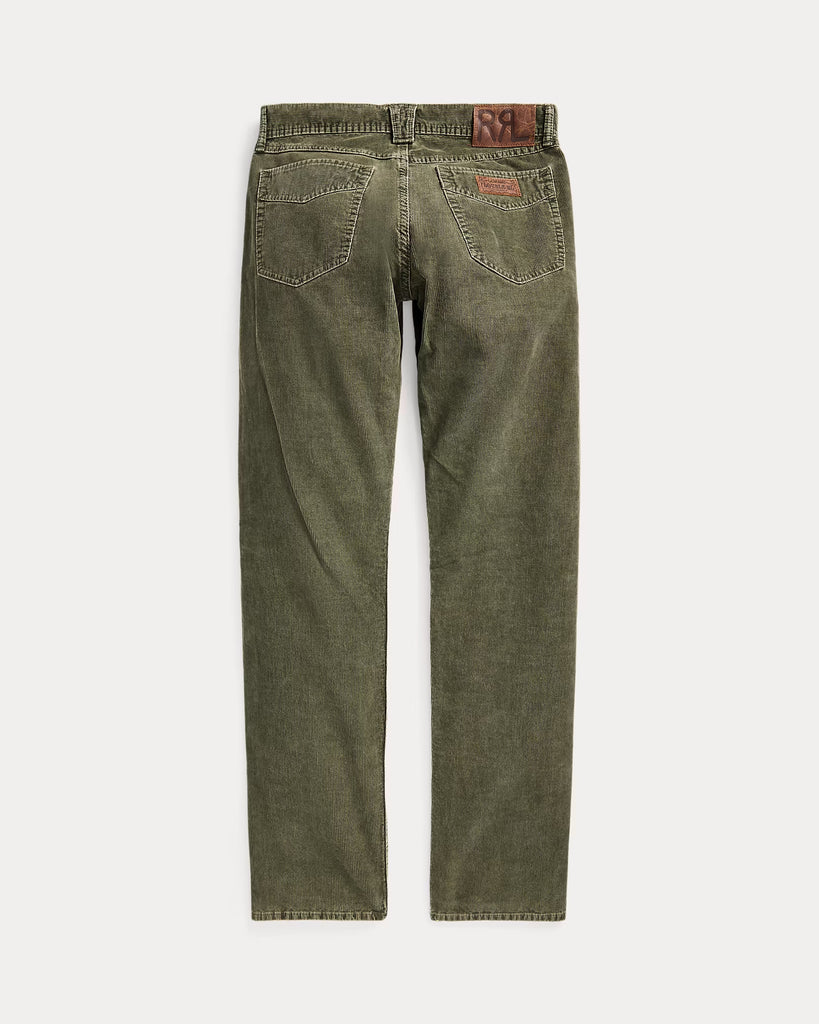 RRL Slim Fit Corduroy Pant - Olive