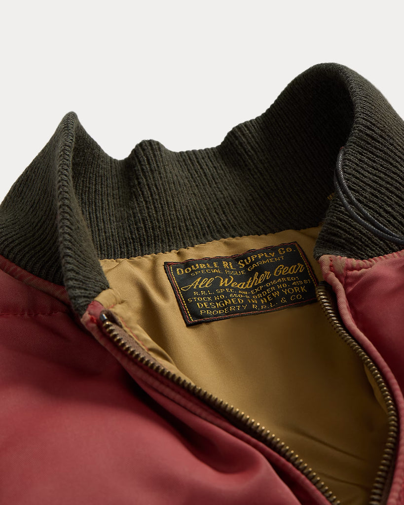 RRL Quilted Vest - Vintage Red