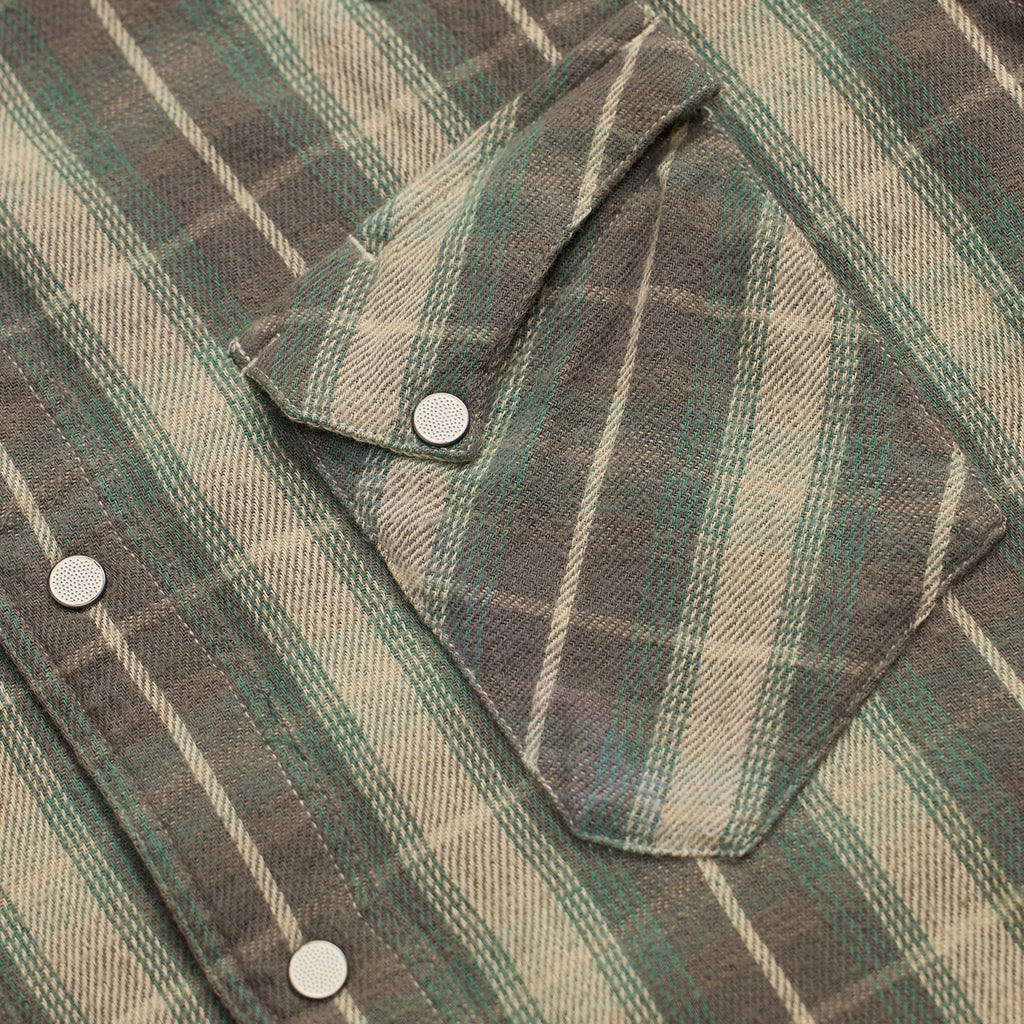 RRL Cotton Plaid - Green/Gray