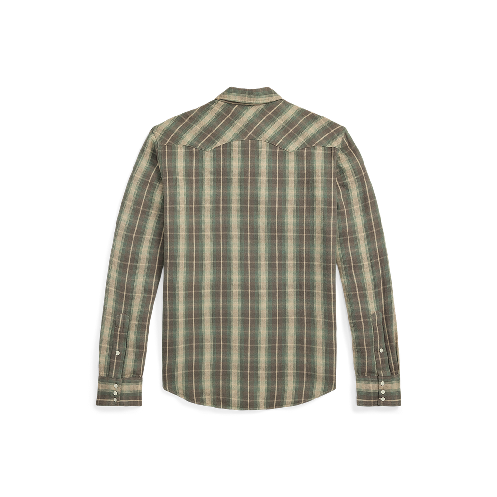 RRL Cotton Plaid - Green/Gray