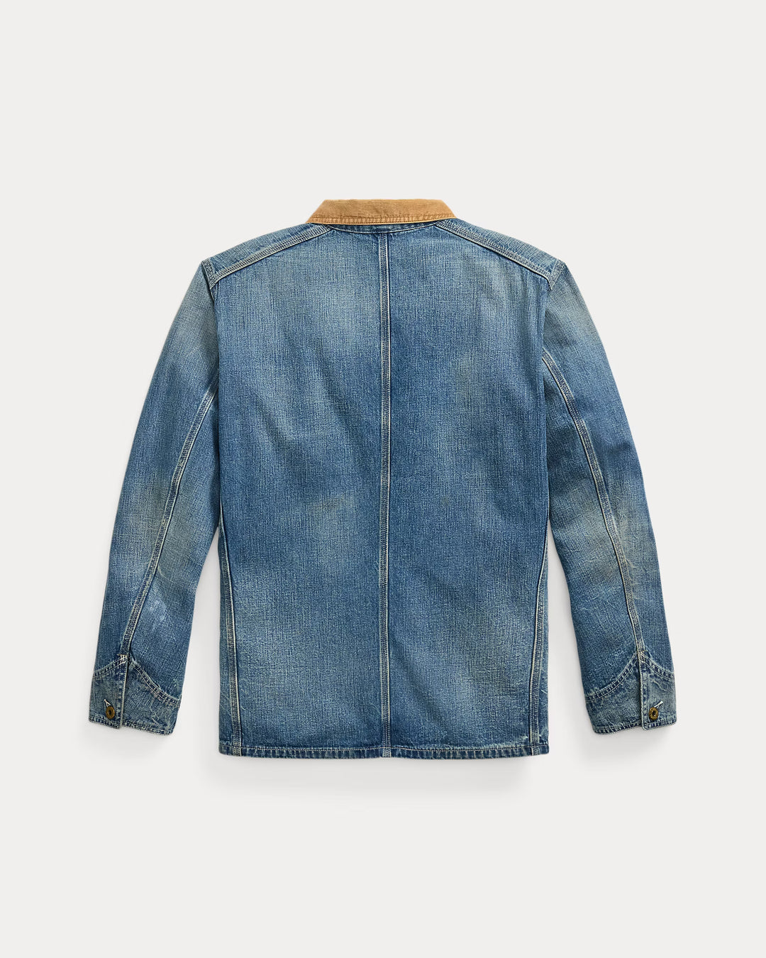RRL Corduroy-Collar Indigo Denim Jacket - Wrightsville Wash RRL Corduroy-Collar Indigo Denim Jacket - Wrightsville Wash