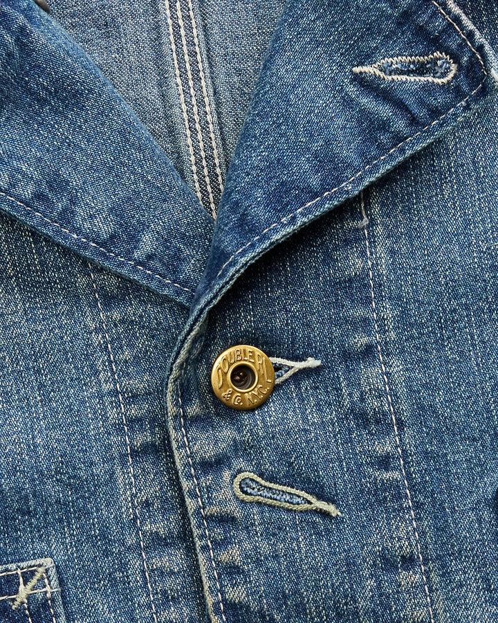 RRL Corduroy-Collar Indigo Denim Jacket - Wrightsville Wash