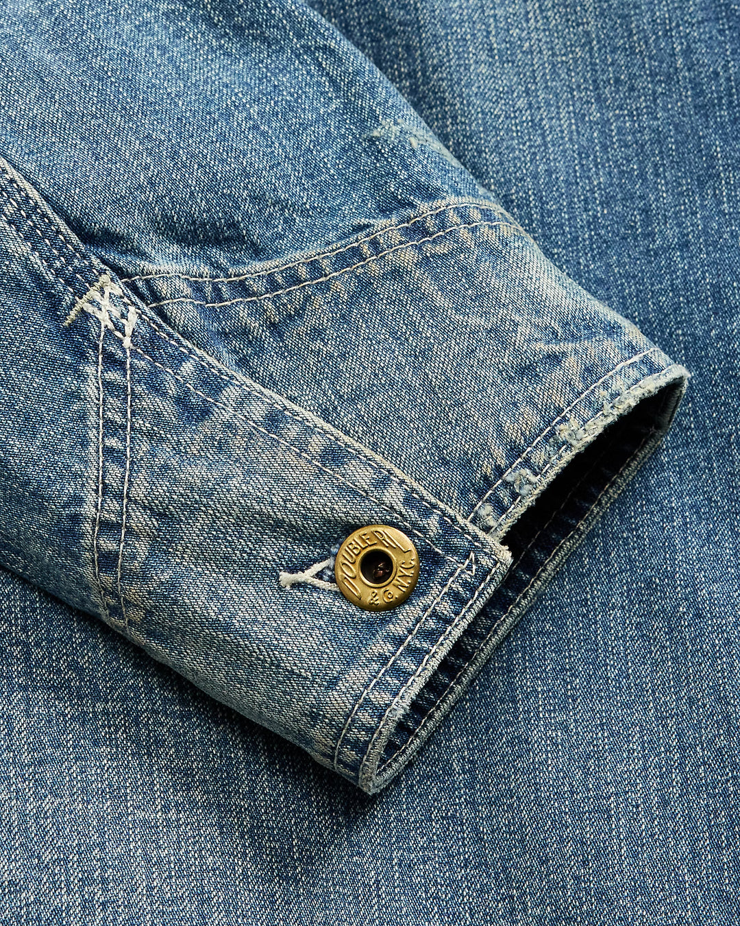RRL Corduroy-Collar Indigo Denim Jacket - Wrightsville Wash
