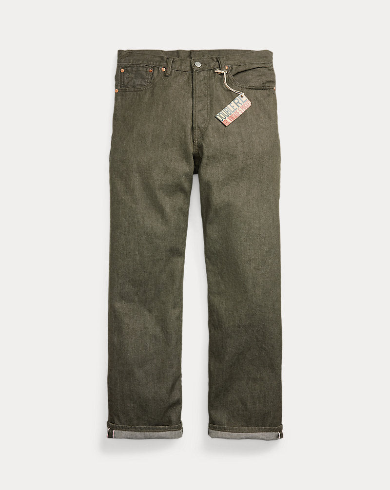 パンツ RRL vintage denim made in usa RRL Vintage 5-Pocket - Olive Selvedge Jean – Berkeley Supply