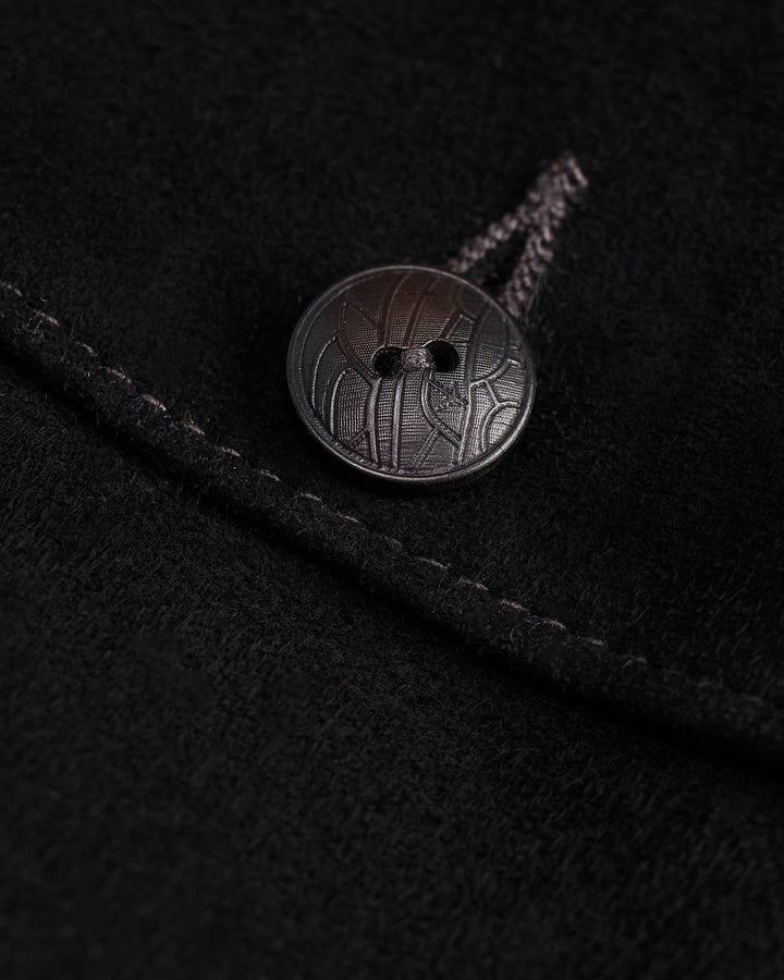 RRL Suede Flight Jacket - Vintage Black