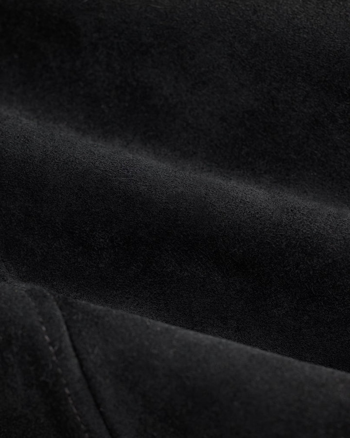 RRL Suede Flight Jacket - Vintage Black