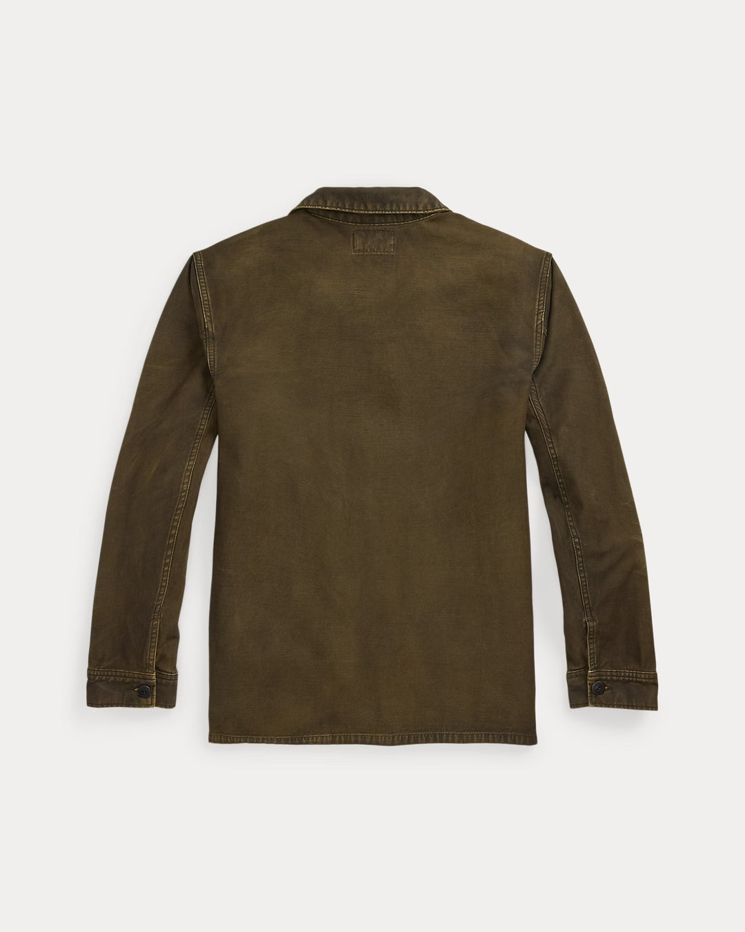 RRL Reverse-Sateen Overshirt - Washed Brown