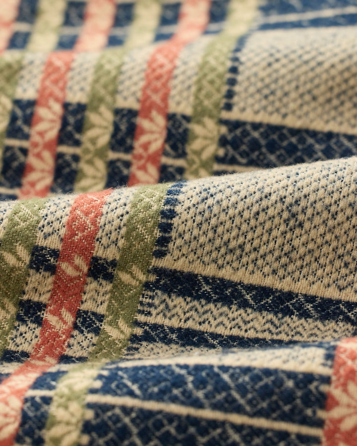 RRL Jacquard Workshirt - Navy Multi