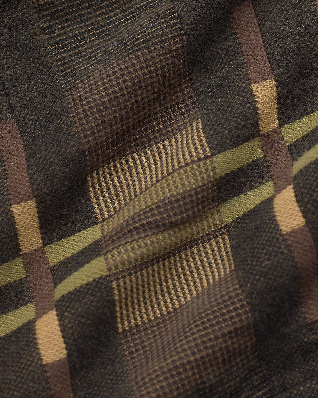 RRL Patterned Jacquard Overshirt - Purple/Black