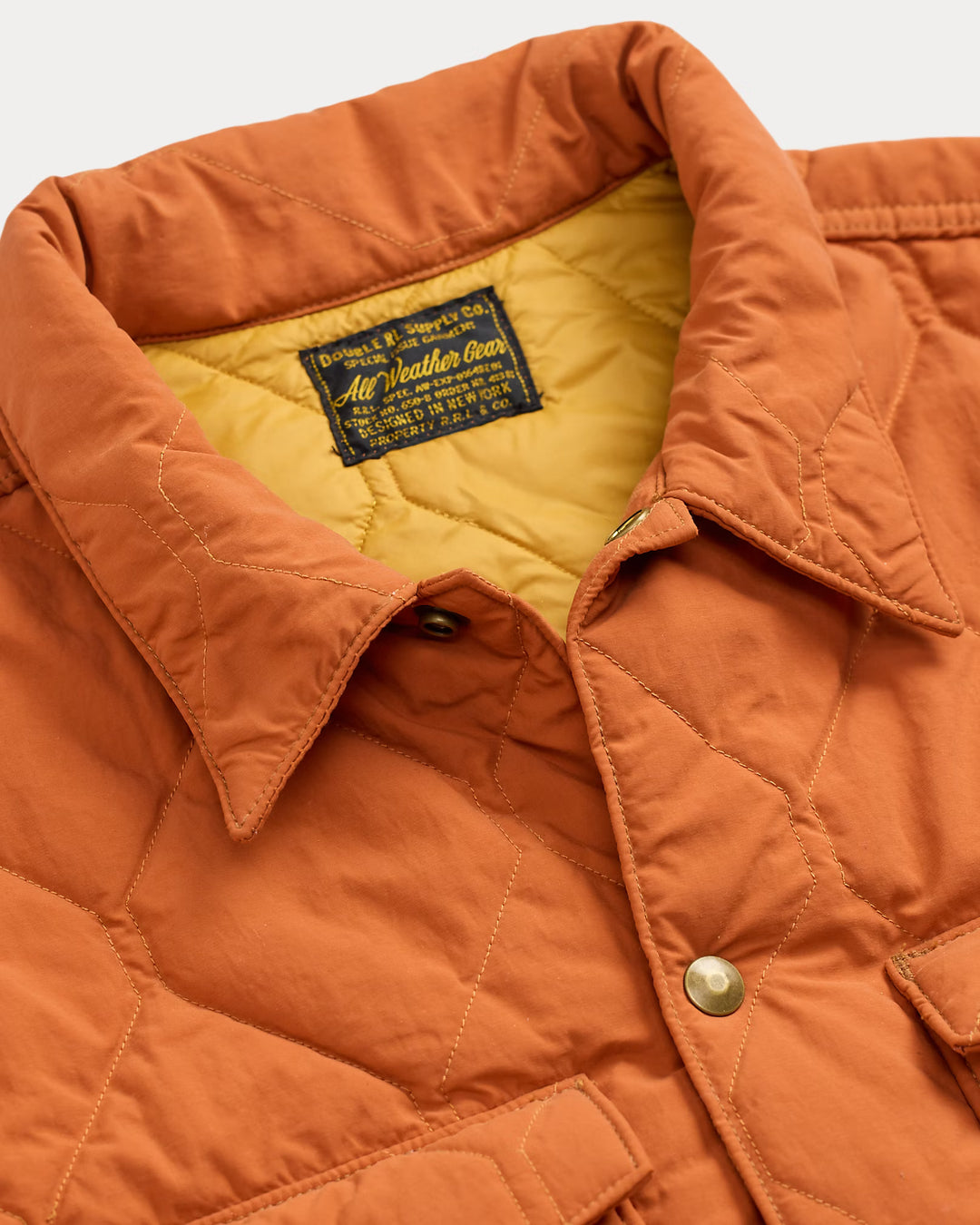 RRL Limited-Edition Quilted 2-Piece Set - Faded Orange