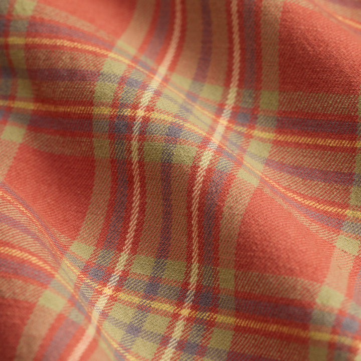 RRL Plaid Farrell Workshirt - Red Multi
