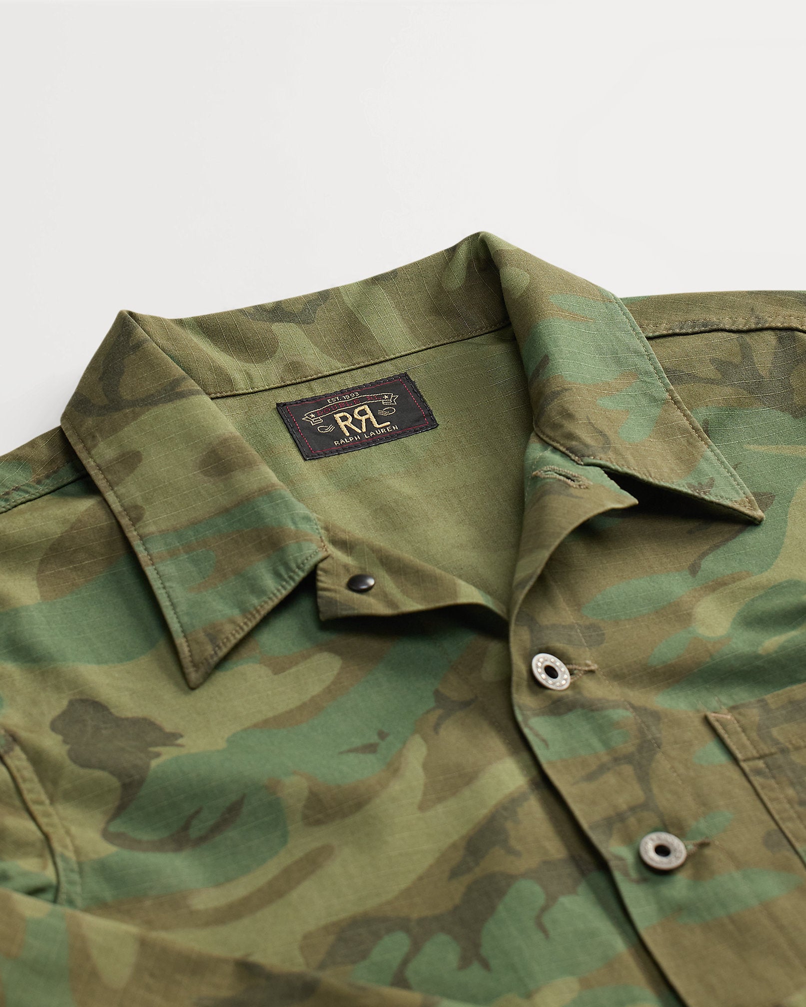 RRL - Camo Ripstop Overshirt – Berkeley Supply
