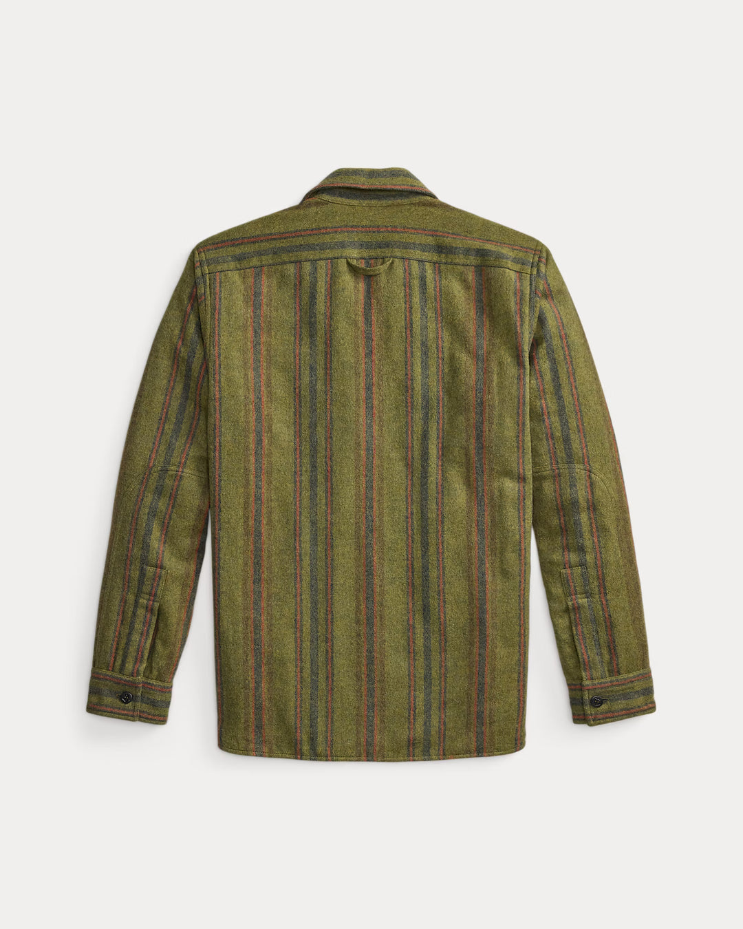 RRL Brushed Twill Shirt Jacket - Green Multi