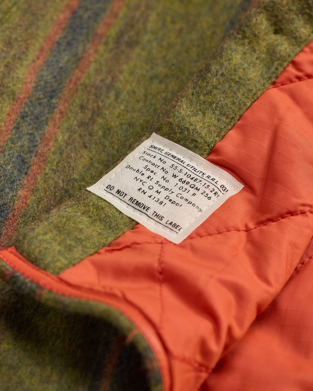 RRL Brushed Twill Shirt Jacket - Green Multi