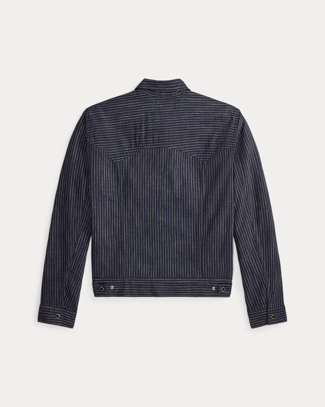RRL Indigo Striped Jacquard Jacket - Indigo Rinse