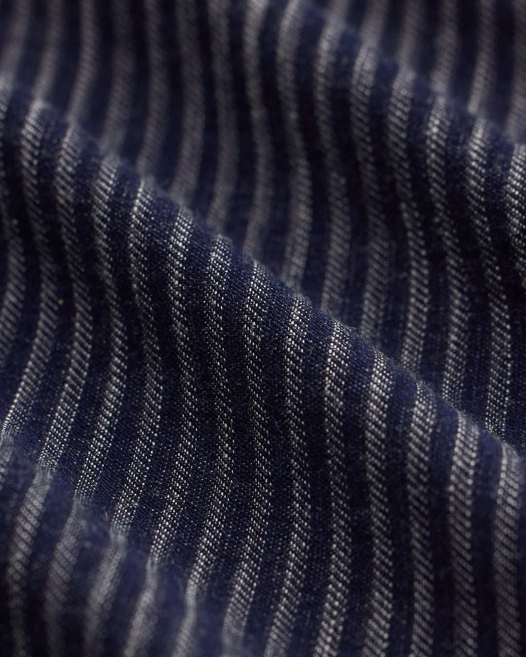 RRL Indigo Striped Jacquard Jacket - Indigo Rinse