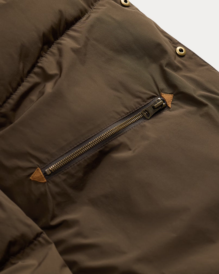 RRL Quilted Shearling-Collar Jacket - Onyx