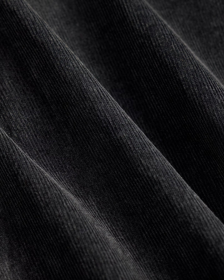 RRL Slim Fit Corduroy Western Shirt - Black