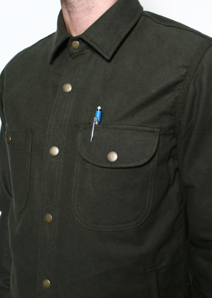 Rogue Territory Service Shirt Olive Flannel