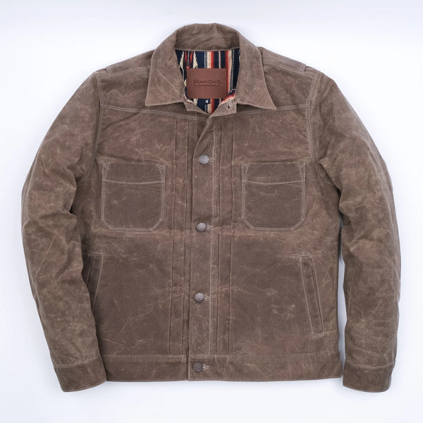 Freenote Cloth Riders Jacket Waxed Canvas - Oak – Berkeley Supply