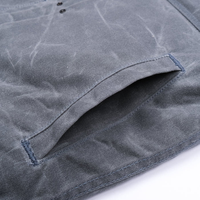 Freenote Cloth Riders Jacket Waxed Canvas - Charcoal with Rust Interior