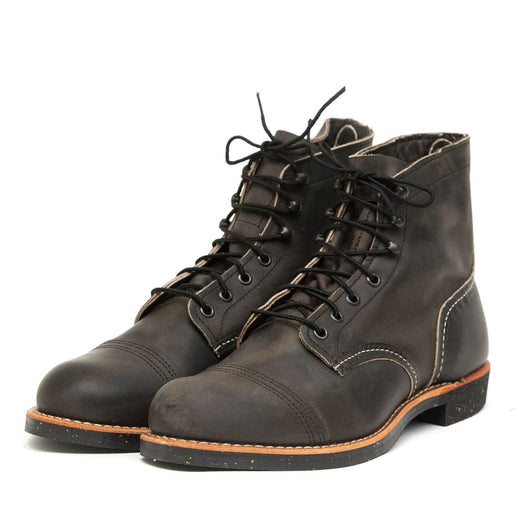 Red Wing 8086 Iron Ranger Charcoal Rough & Tough - Discontinued