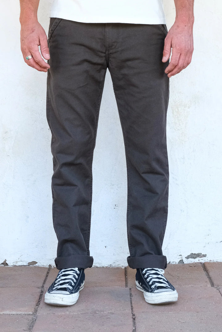 Freenote Cloth Workers Chino Slim Fit - Bark