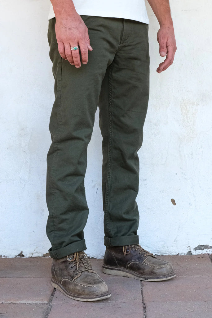 Freenote Cloth Workers Chino Slim Fit Olive