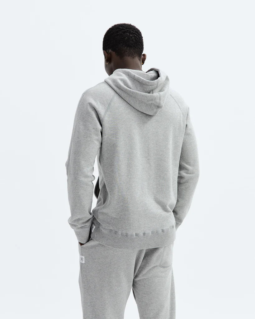 Reigning Champ Midweight Terry Pullover Hoodie - Heather Grey