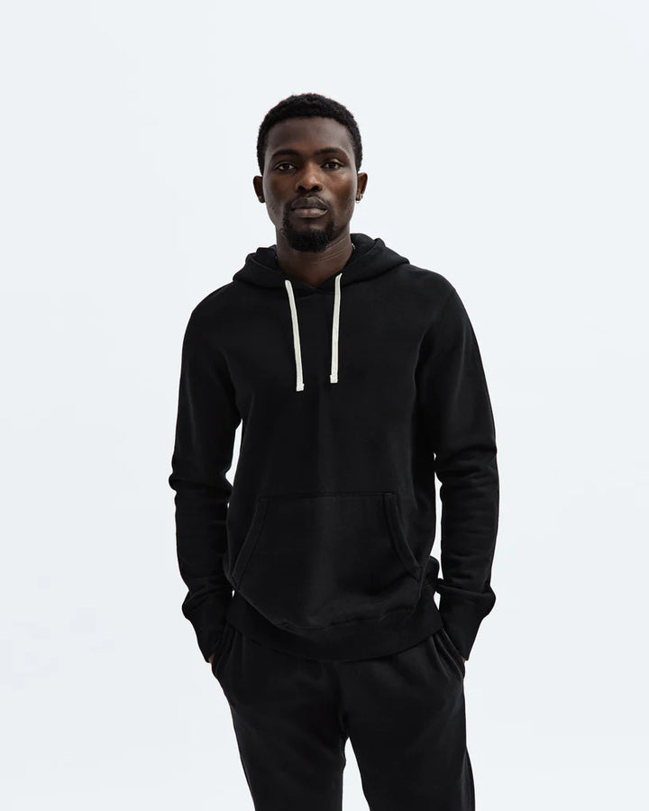 Reigning Champ Midweight Terry Pullover Hoodie - Black