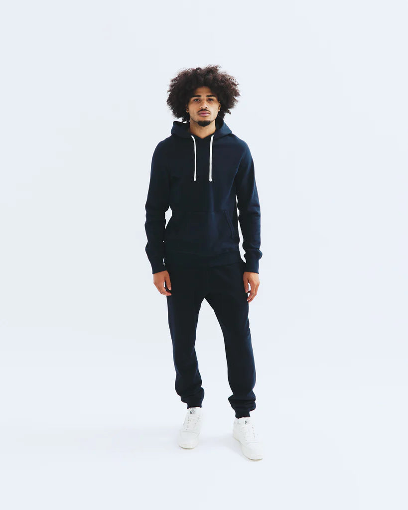 Reigning Champ Midweight Terry Pullover Hoodie Navy
